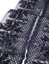 Beaded Border Lace - (Navy Blue)